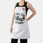 Aangepaste Chef Wijn Wind Down Gepersonaliseerde K Schort (Insitu)