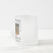 Aangepaste chemie oplossing neerslag Lab Tech Gag Matglas Koffiemok (Voorkant links)