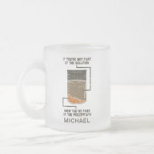 Aangepaste chemie oplossing neerslag Lab Tech Gag Matglas Koffiemok (Links)