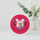 Aangepaste Cherry Coded Valentijnsdag Fotokaart Feestdagenkaart (Staand voorkant)