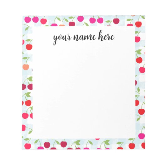 Aangepaste Cherry-laptop Notitieblok (Voorkant)