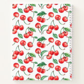 Aangepaste Cherry Pattern Recipe Notitieboek (Achterkant)