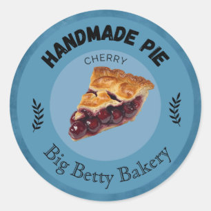Aangepaste Cherry Pie Labels Gepersonaliseerde b