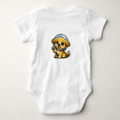 Aangepaste Chibi Ruimtevaart Astronaut Honden Pak Romper (Achterkant)