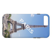 Aangepaste Chic Paris Eiffel Tower Case-Mate iPhone Case (Achterkant (Horizontaal))