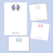 Aangepaste Chic Roze Krab | Kust Kleefbriefjes Post-it® Notes