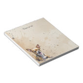 Aangepaste Chihuahua Huisdier Hond Dier Notitieblok (Schuin)