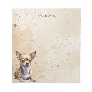Aangepaste Chihuahua Huisdier Hond Dier Notitieblok
