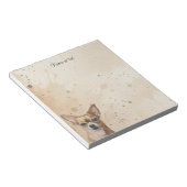 Aangepaste Chihuahua Huisdier Hond Dier Notitieblok (Schuin)