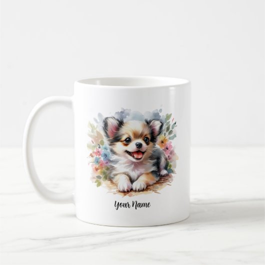 Aangepaste Chihuahua Mok met Inspirerend Quote (Links)