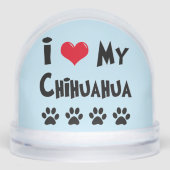 Aangepaste Chihuahua Sneeuwbol (Voorkant)