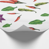 Aangepaste Chili Peppers Cadeaupapier (Hoek)