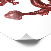 Aangepaste Chinese Draken Naam Fantasy Design Foto Afdruk (Hoek)