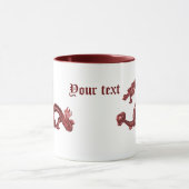Aangepaste Chinese Draken Naam Fantasy Design Mok (Midden)