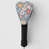 Aangepaste Chique  Bloemen Cadeaus voor Vrouwen Go Golfheadcover (Voorkant)