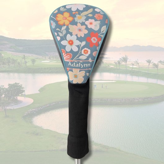 Aangepaste Chique  Bloemen Cadeaus voor Vrouwen Go Golfheadcover