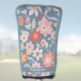 Aangepaste Chique  Bloemen Cadeaus voor Vrouwen Go Golfheadcover
