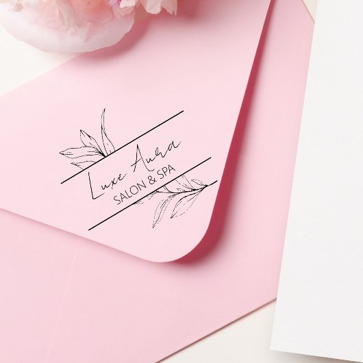 Aangepaste Chique Salon Spa Business Zelfinktende Stempel