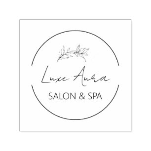 Aangepaste Chique Salon Spa Business Zelfinktende Stempel
