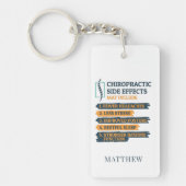 Aangepaste chiropractische Bijwerkingen Doctor Sleutelhanger (Voorkant)
