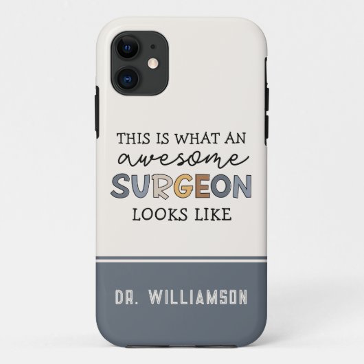 Aangepaste chirurg Geweldige chirurg Case-Mate iPhone Case (Achterkant)