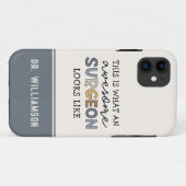 Aangepaste chirurg Geweldige chirurg Case-Mate iPhone Case (Achterkant (horizontaal))