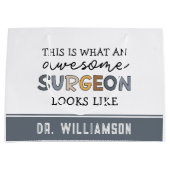 Aangepaste chirurg Geweldige chirurg Groot Cadeauzakje (Voorkant)