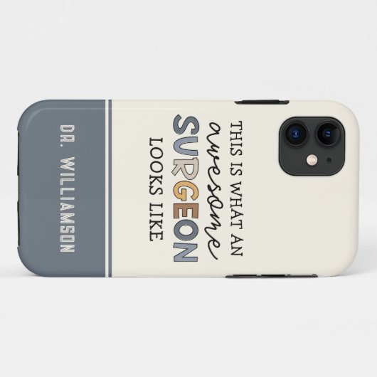 Aangepaste chirurg Geweldige chirurgische schenkin Case-Mate iPhone Case (Achterkant (horizontaal))