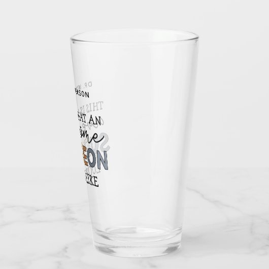 Aangepaste chirurg Geweldige chirurgische schenkin Glas (Links)