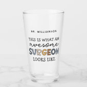 Aangepaste chirurg Geweldige chirurgische schenkin Glas (Voorkant)