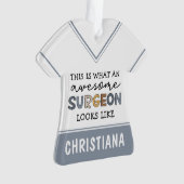 Aangepaste chirurg Geweldige chirurgische schenkin Ornament (voorkant)