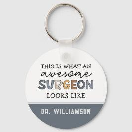 Aangepaste chirurg Geweldige chirurgische schenkin Sleutelhanger