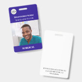 Aangepaste Chirurgische Geregistreerde Verpleegkun Badge (Front & Back)