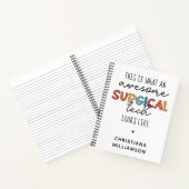 Aangepaste chirurgische technicus Funny Surgery OF Notitieboek (Binnen)