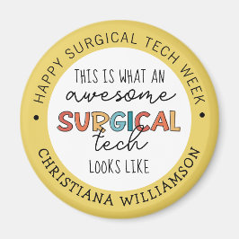 Aangepaste chirurgische Week Funny Giften Magneet