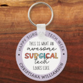 Aangepaste chirurgische Week Funny Giften Sleutelhanger (Voorkant)