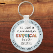 Aangepaste chirurgische Week Funny Giften Sleutelhanger (Voorkant)