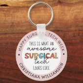 Aangepaste chirurgische Week Funny Giften Sleutelhanger (Voorkant)