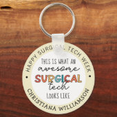 Aangepaste chirurgische Week Funny Giften Sleutelhanger (Voorkant)