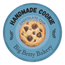 Aangepaste Chocolade Chip Cookie Labels Gepersonal