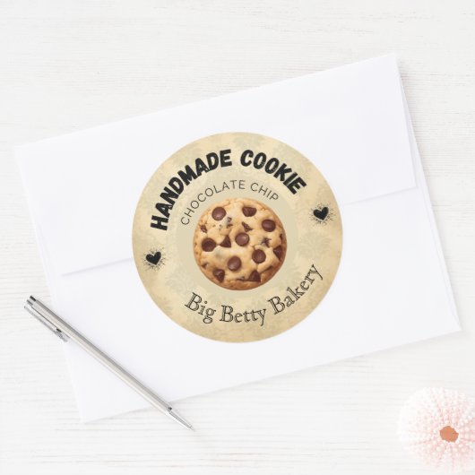 Aangepaste Chocolade Chip Cookie Labels Gepersonal