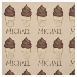 Aangepaste Chocolade Ice Cream Cone bevat verbindi Stof