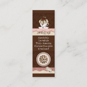 Aangepaste Chocolade Visitekaartjes van suikerbiet