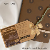 Aangepaste Chocolate Lovers-Labels voor Choccy-beh Cadeaulabel