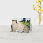 Aangepaste Chopper-notitiekaart Kaart (Gele Bloem)