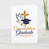 Aangepaste christelijke afstuderen kaart (Voorkant)