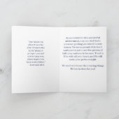 Aangepaste christelijke afstuderen kaart (Binnen)