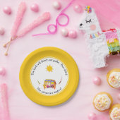 Aangepaste Christelijke AVONTUUR BEGINT Reizen Papieren Bordje (Feest)