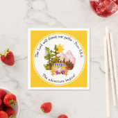 Aangepaste Christelijke AVONTUUR BEGINT Reizen Servet (Insitu)