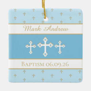 Aangepaste, Christelijke baptisemornament Keramisch Ornament